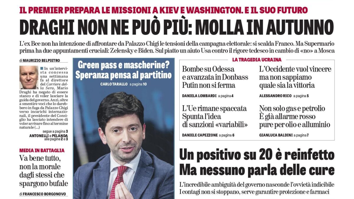 Oggi in edicola