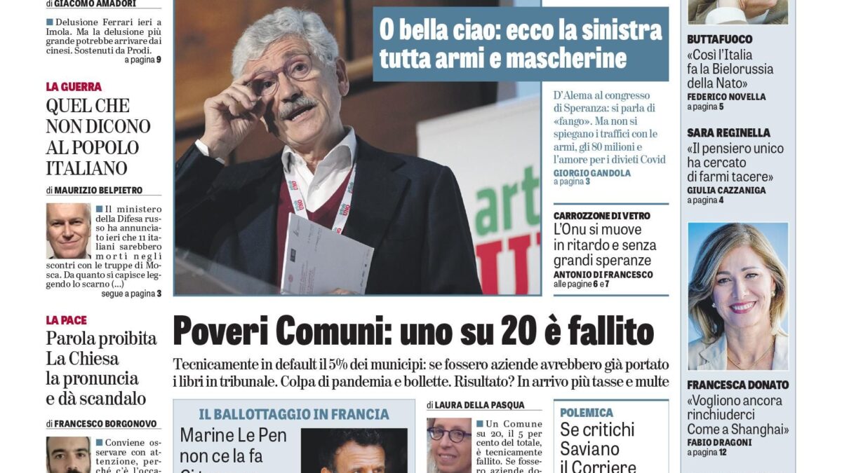 Oggi in edicola