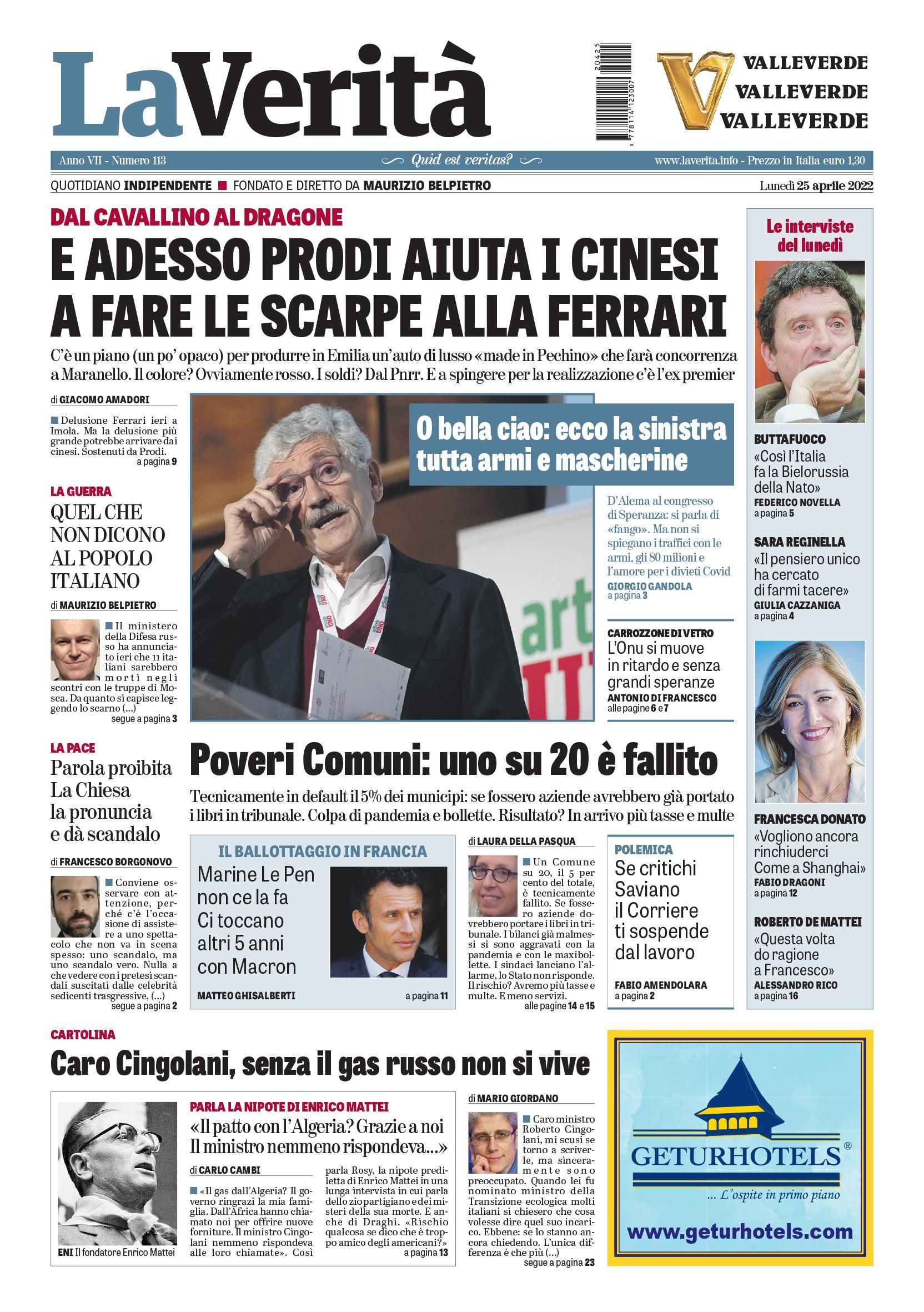 Oggi in edicola