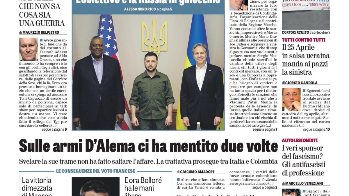 Oggi in edicola
