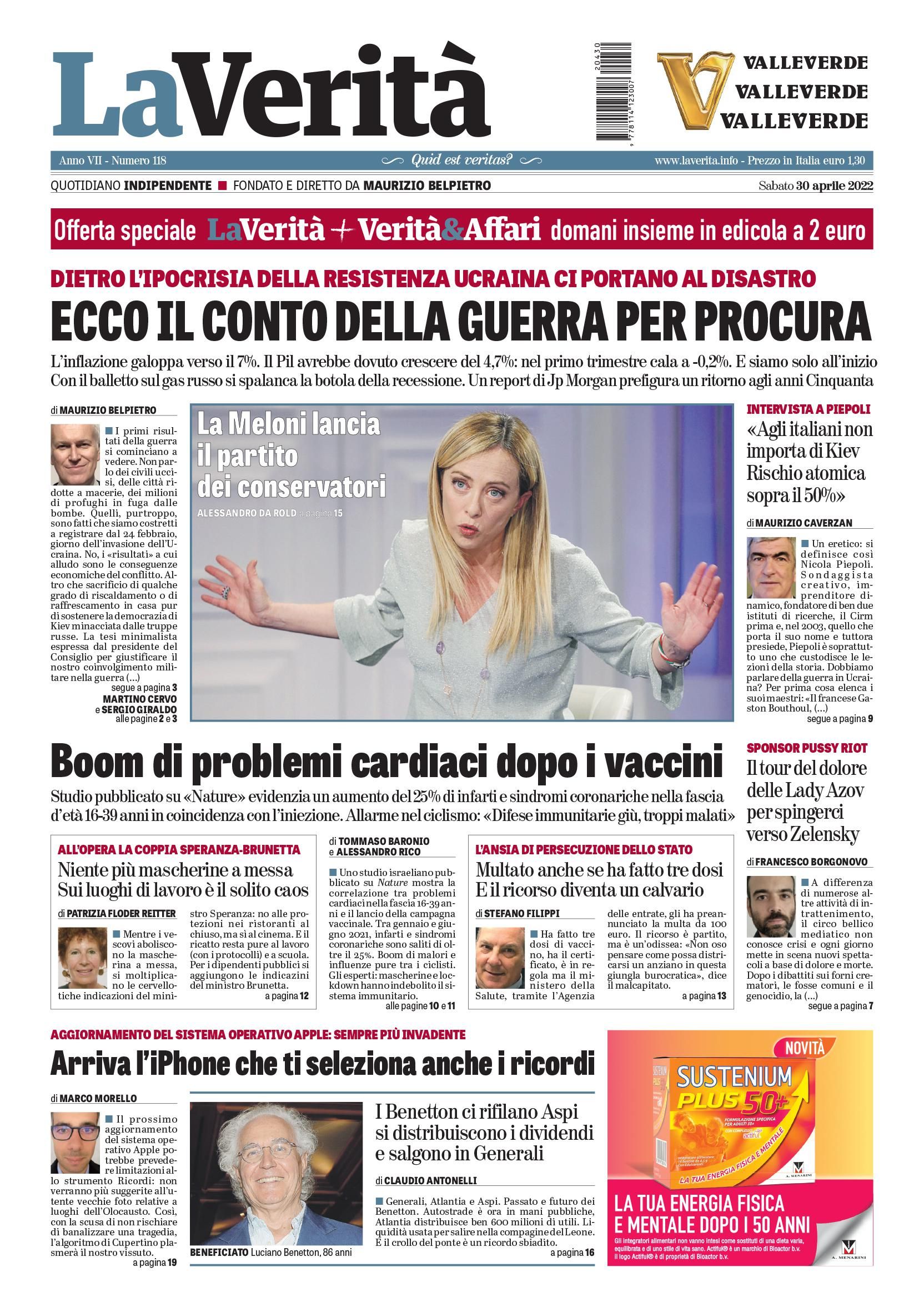 Oggi in edicola