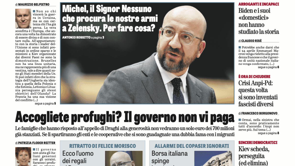 Oggi in edicola