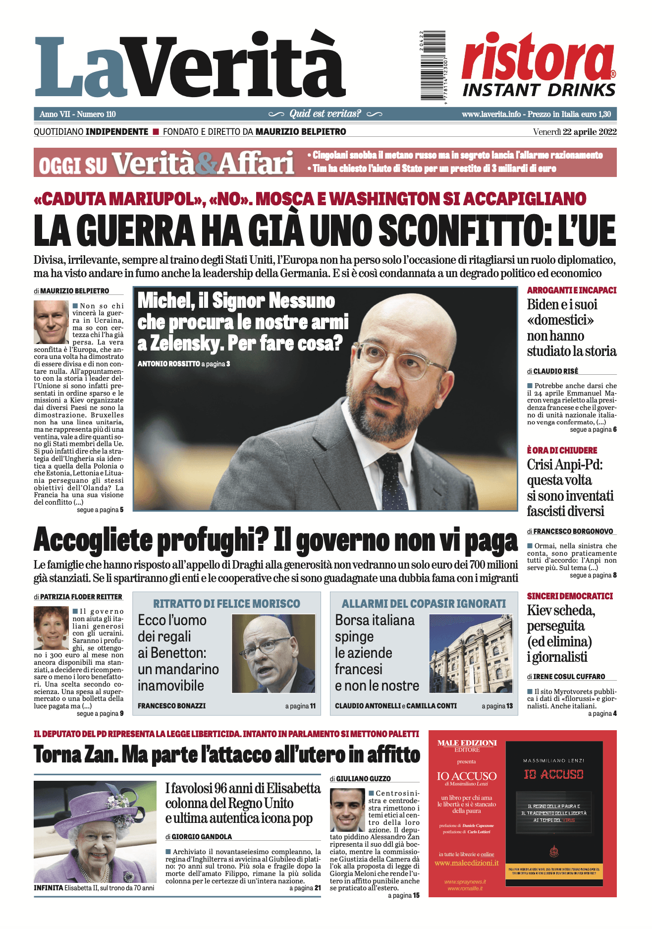 Oggi in edicola