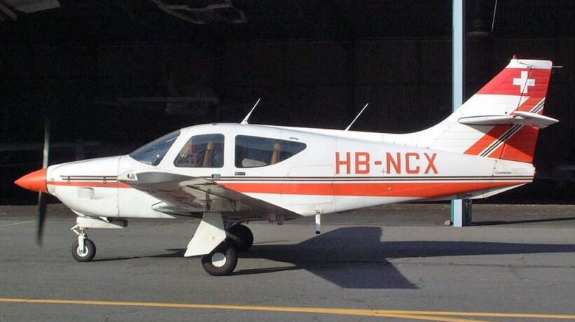 Il Rockwell Commander pilotato da Fasulo distrutto nell'impatto contro il Pirellone.