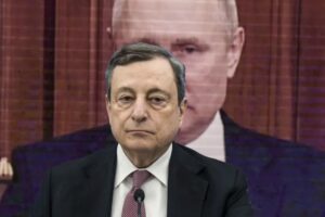Preso in castagna sulla Russia, Draghi cancella Putin col bianchetto