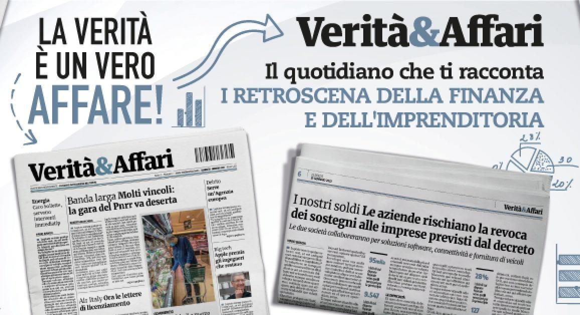 Da martedì in edicola il nuovo quotidiano Verità&Affari