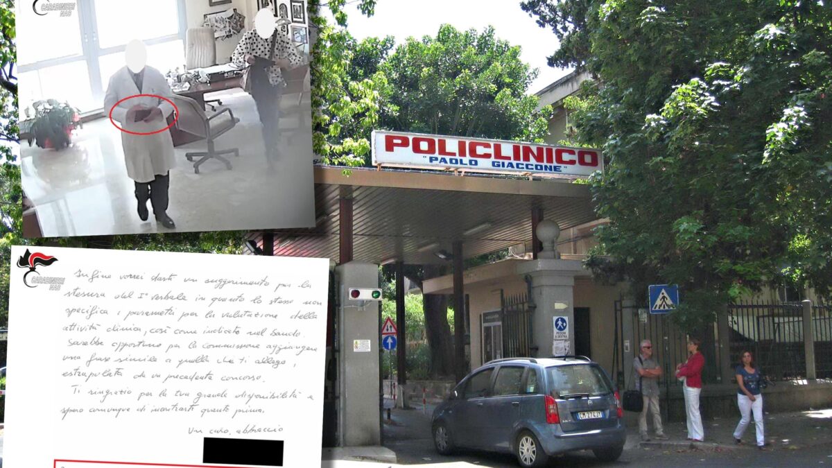 Sgominata la cricca delle docenze pilotate. Arrestati prof e figlia: «Penso alla famiglia»
