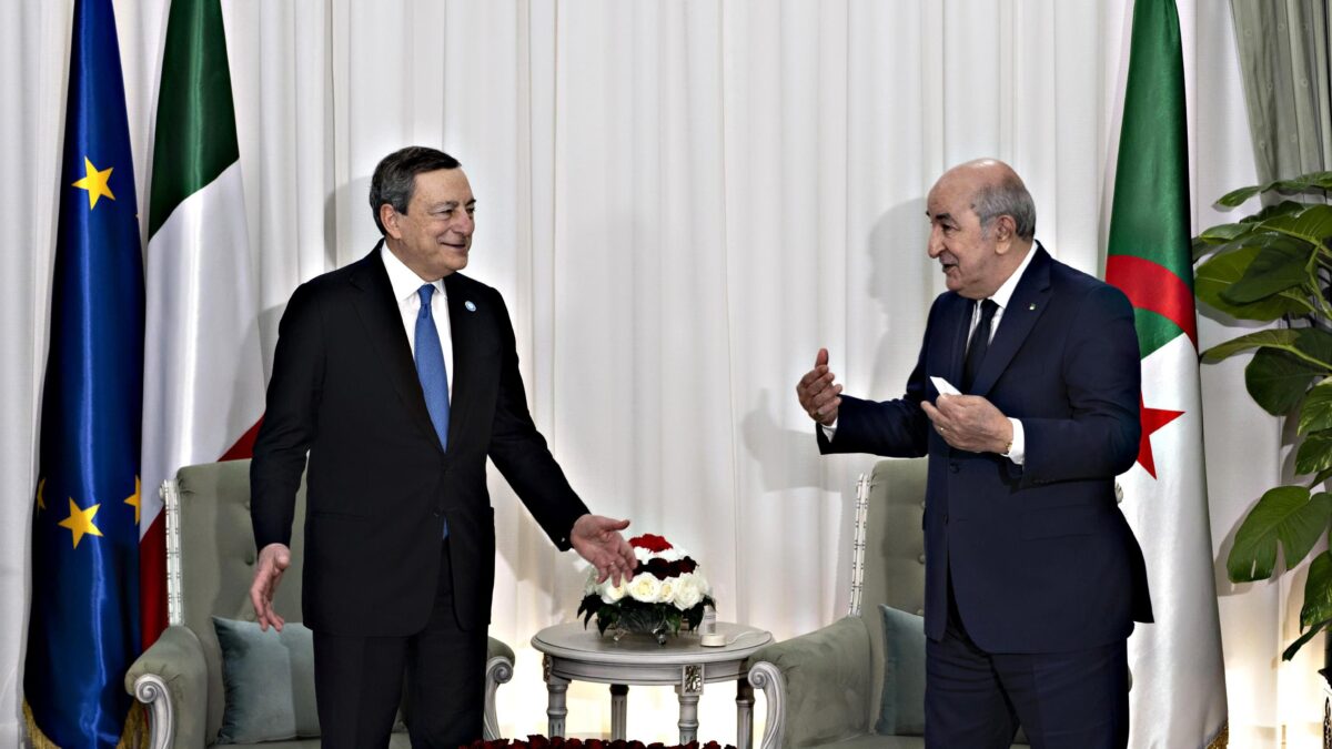 Draghi fa shopping d’energia in Algeria. Con qualche rischio