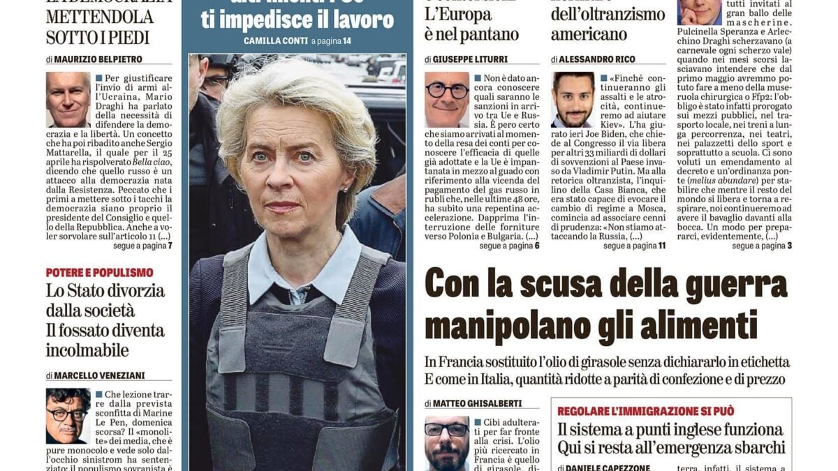 Oggi in edicola