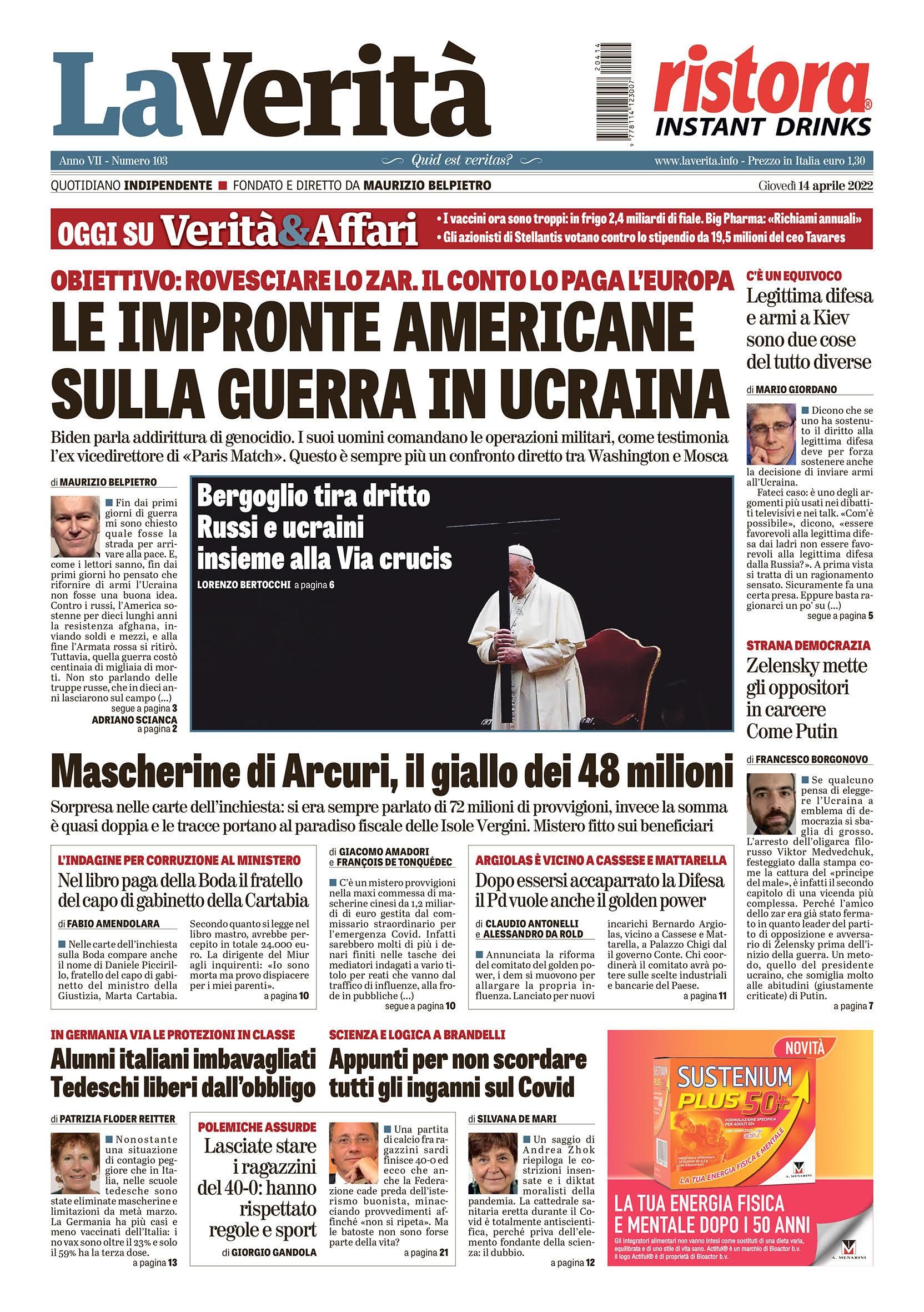 Oggi in edicola