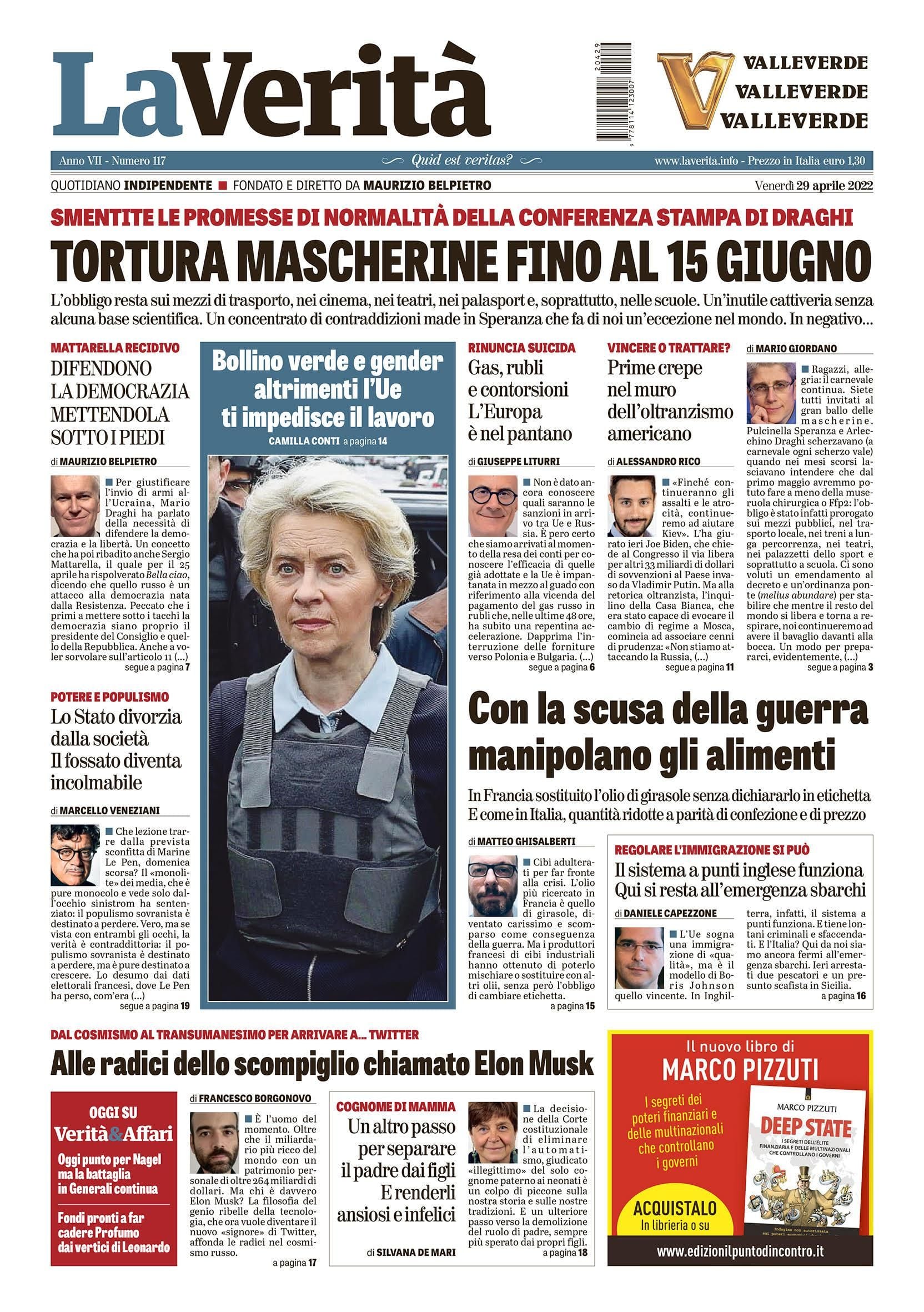 Oggi in edicola
