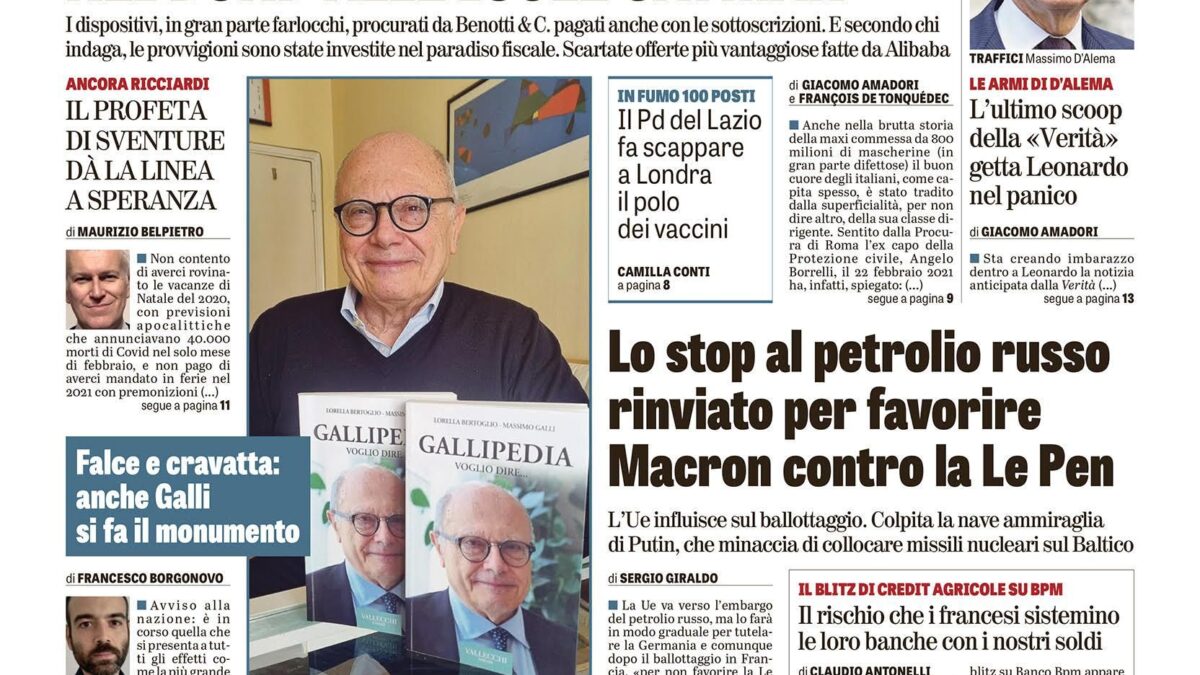 Oggi in edicola