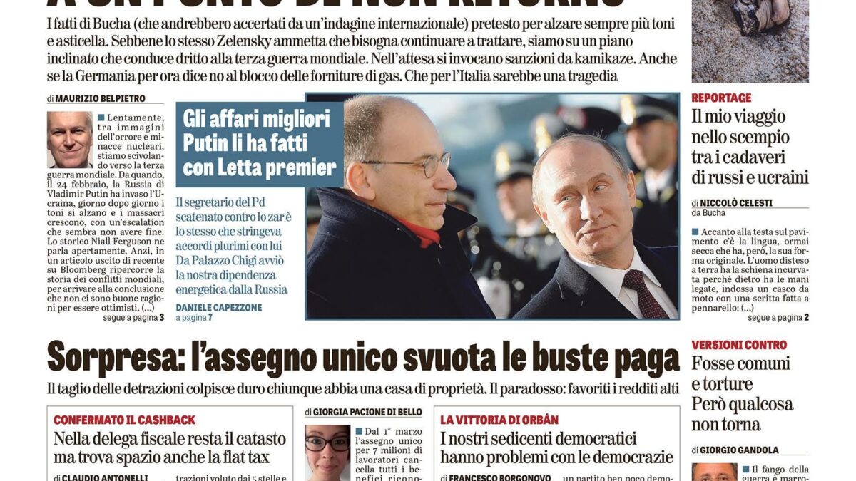Oggi in edicola