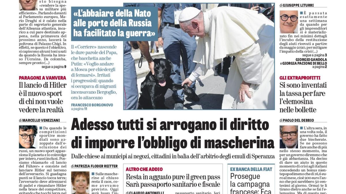 Oggi in edicola