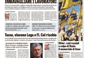 Oggi in edicola