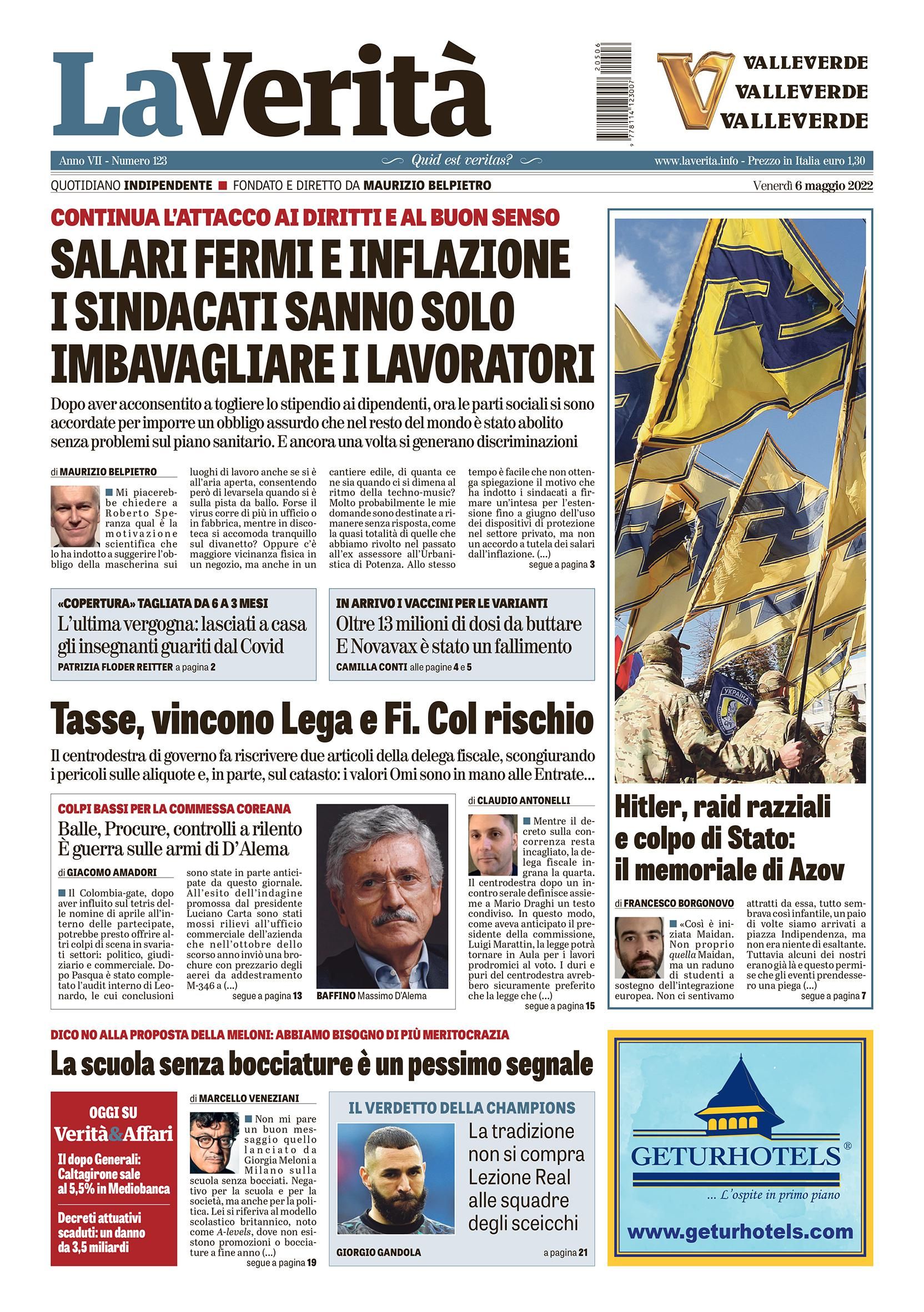 Oggi in edicola