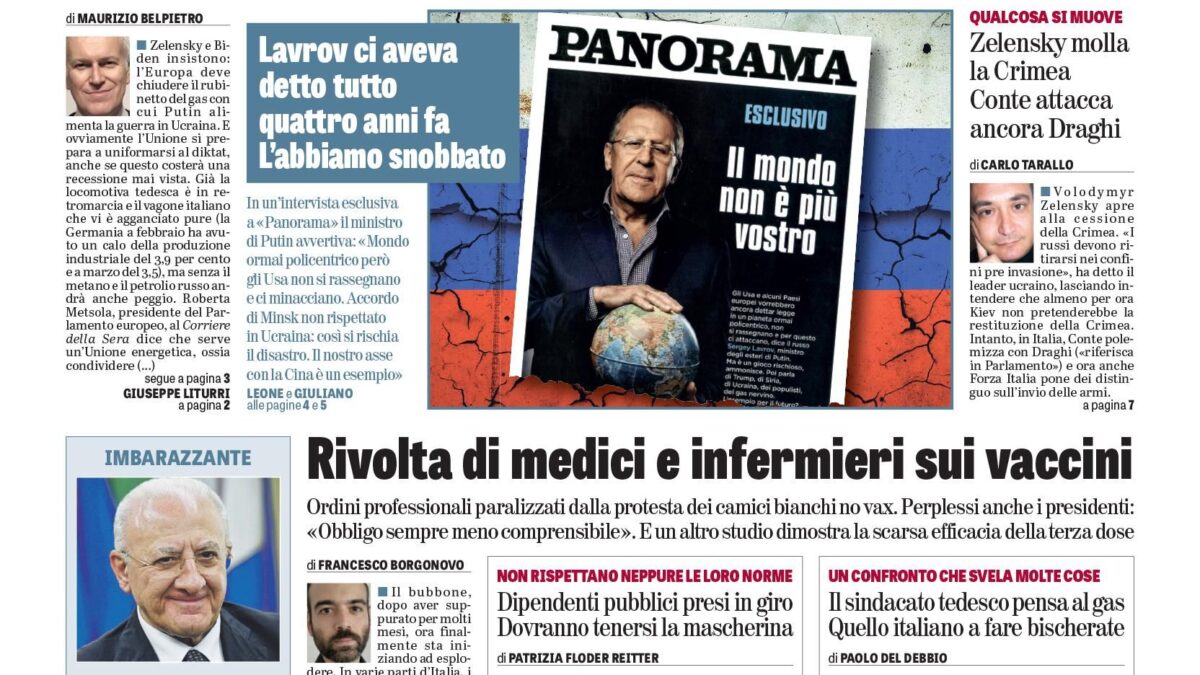 Oggi in edicola