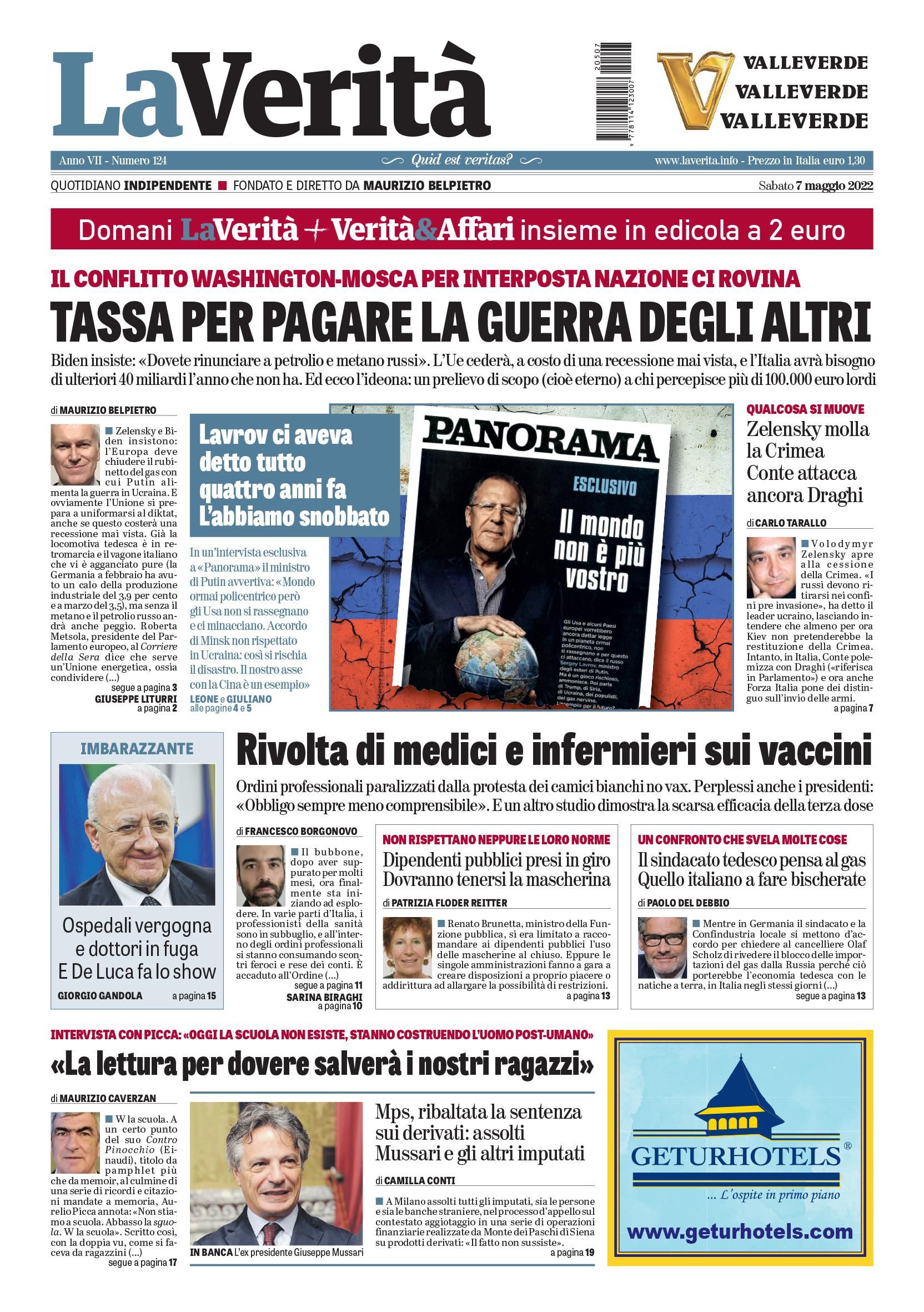 Oggi in edicola