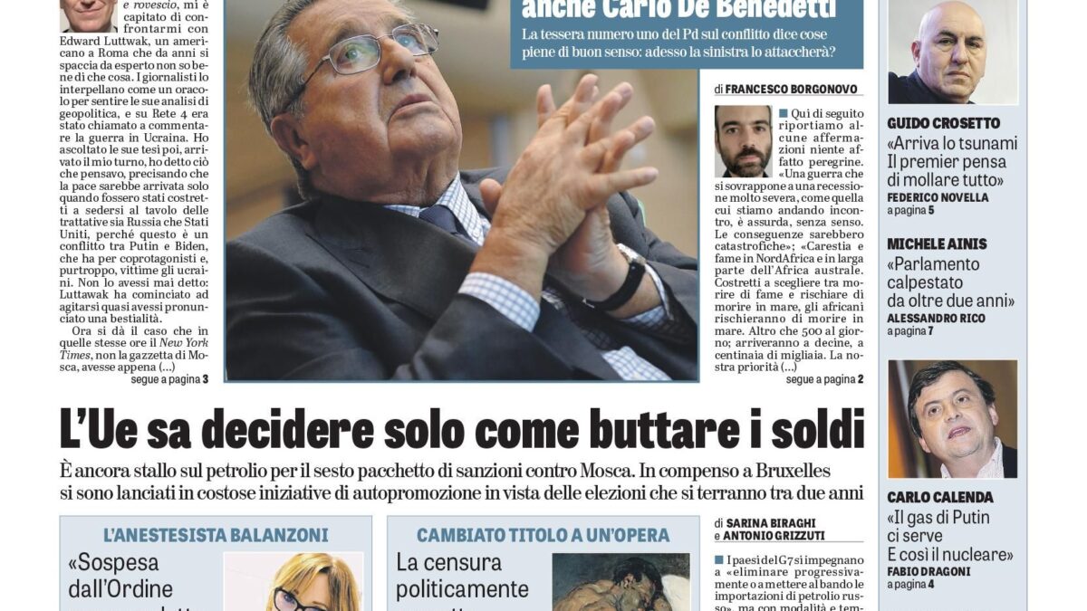 Oggi in edicola
