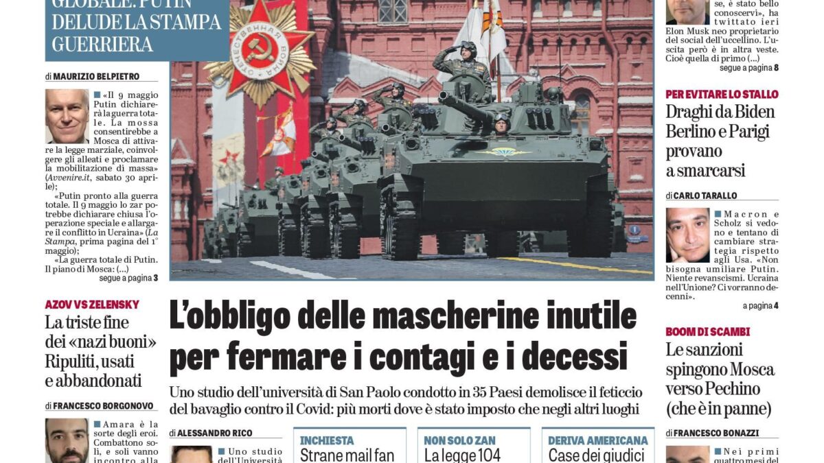 Oggi in edicola