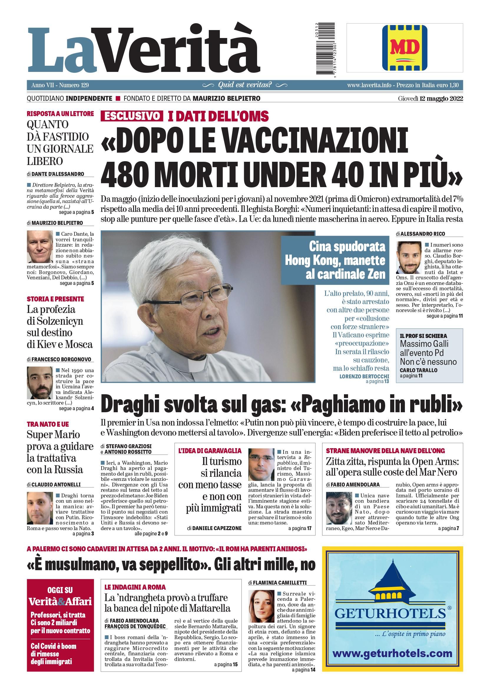 Oggi in edicola