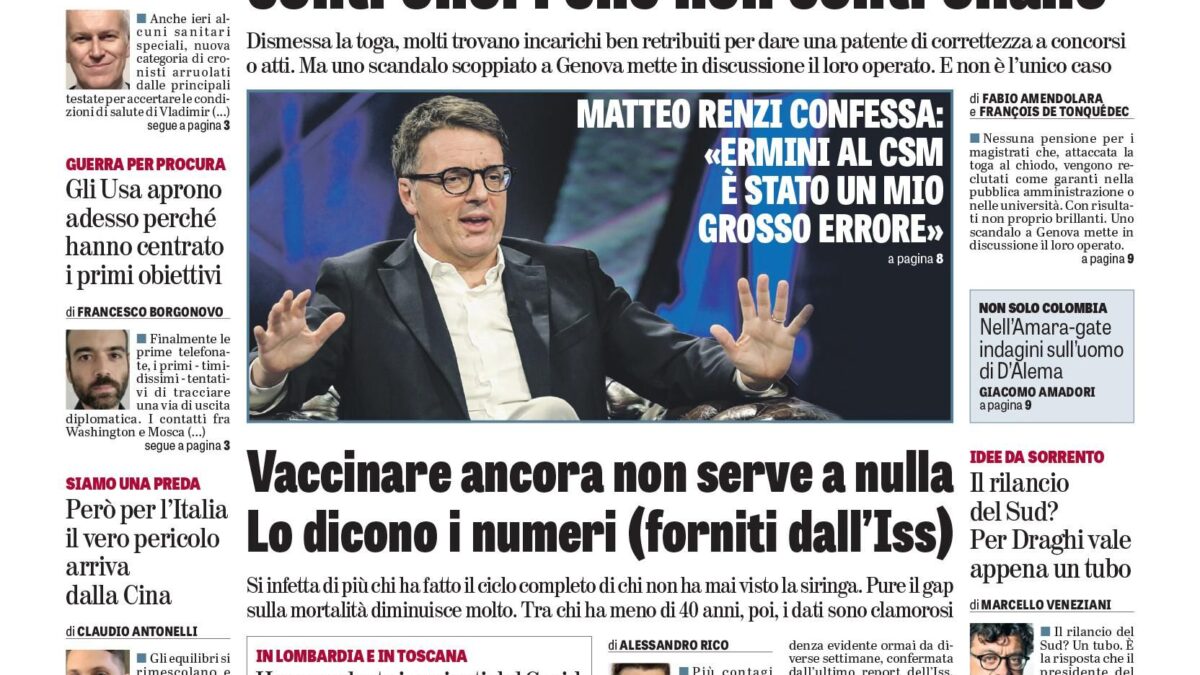 Oggi in edicola