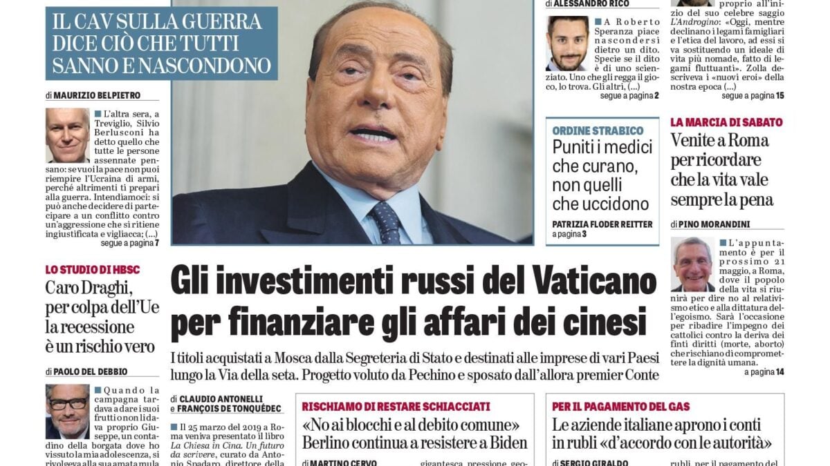 Oggi in edicola