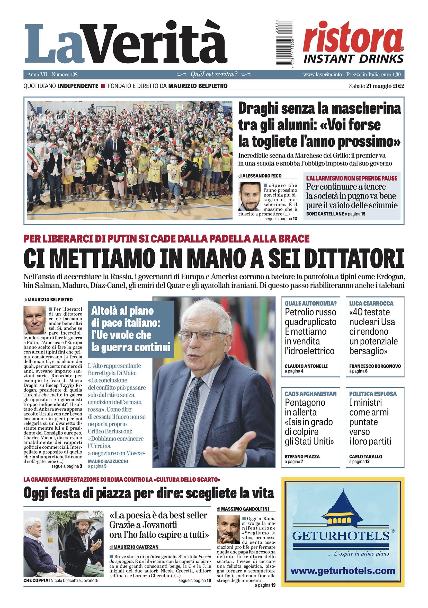 Oggi in edicola