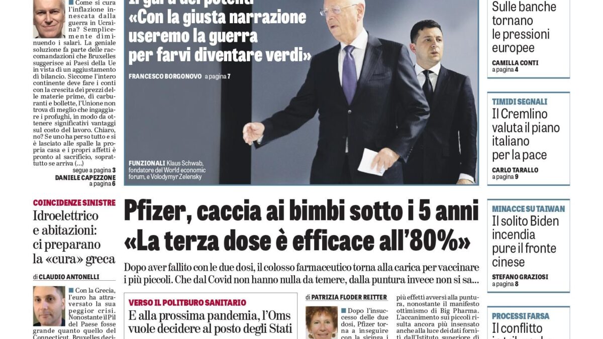 Oggi in edicola