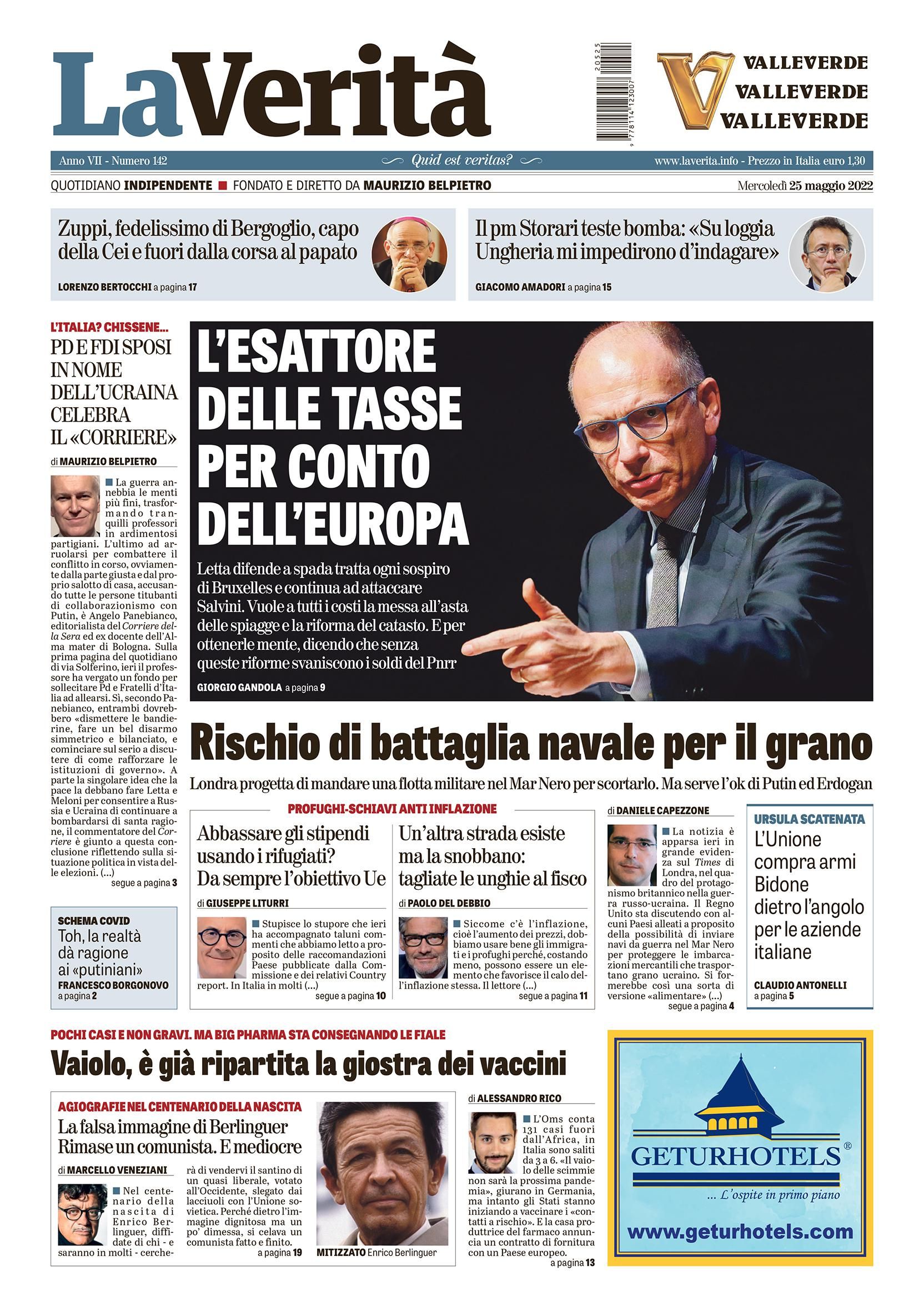 Oggi in edicola