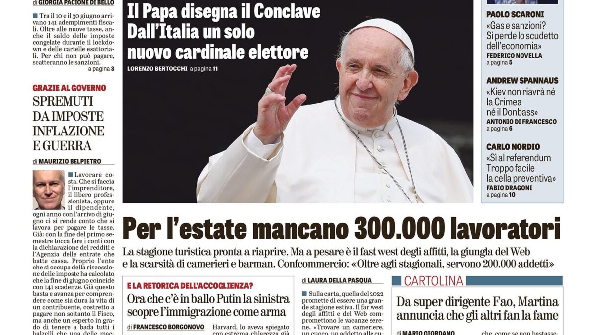 Oggi in edicola