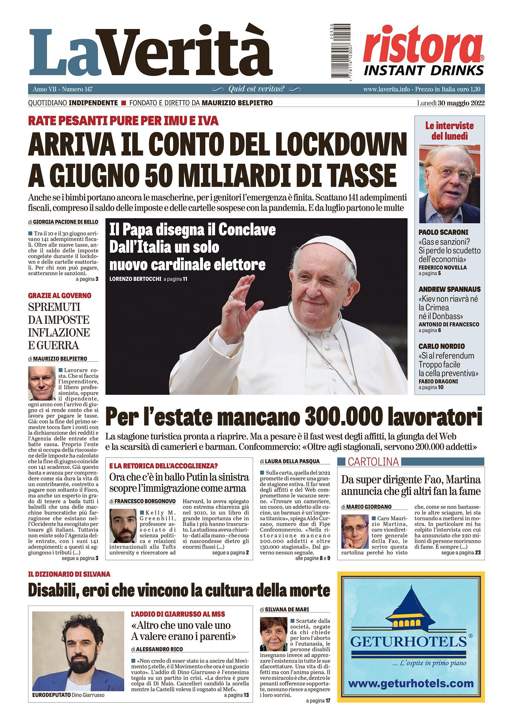 Oggi in edicola
