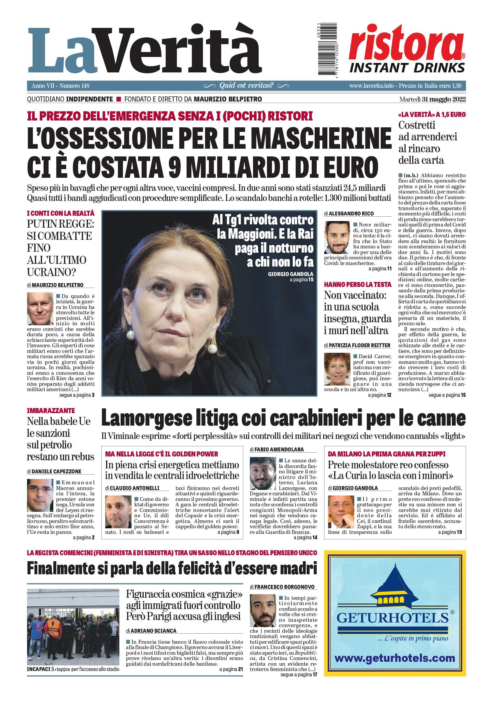 Oggi in edicola