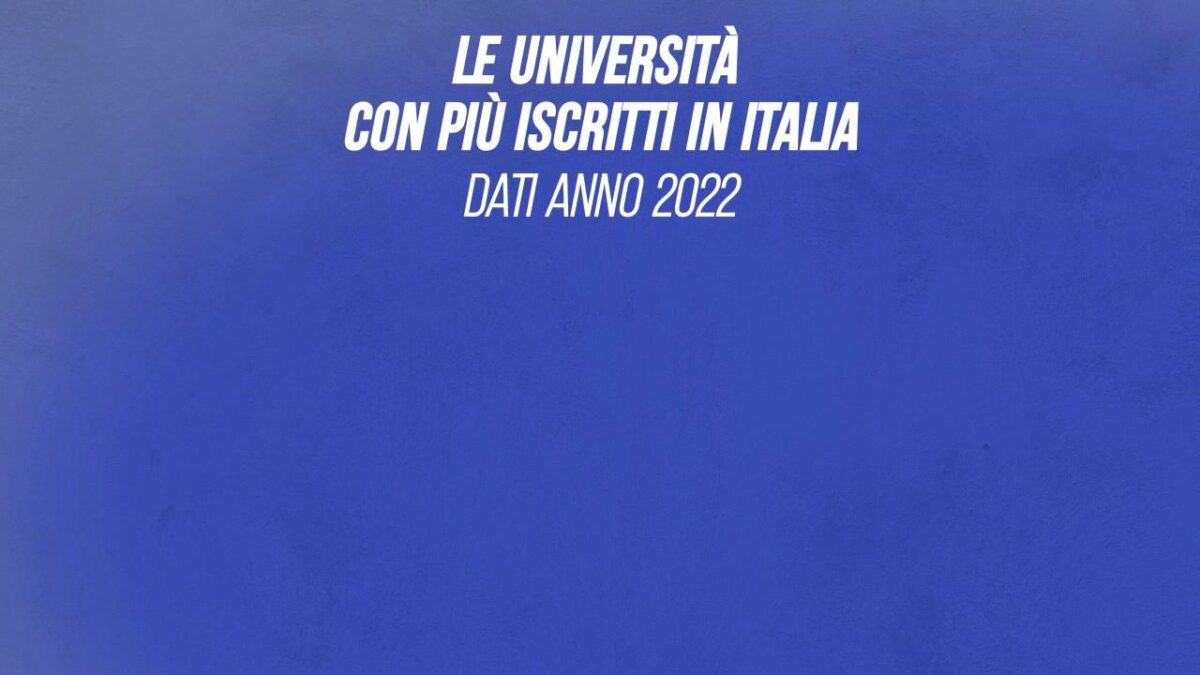 Le università con più iscritti in Italia
