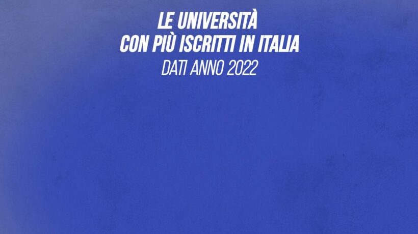 Le università con più iscritti in Italia