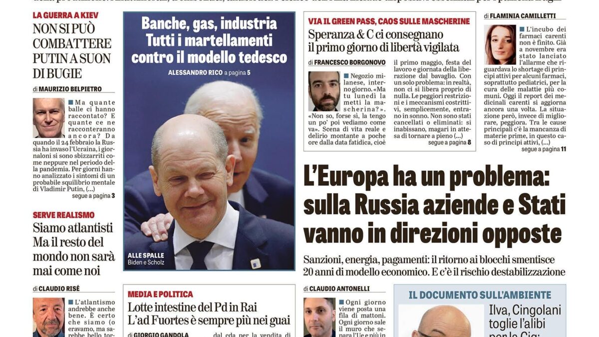 Oggi in edicola
