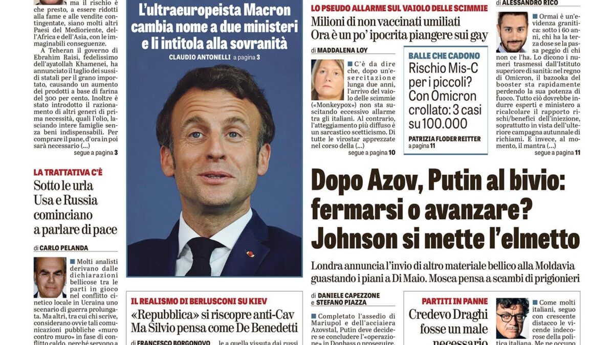 Oggi in edicola