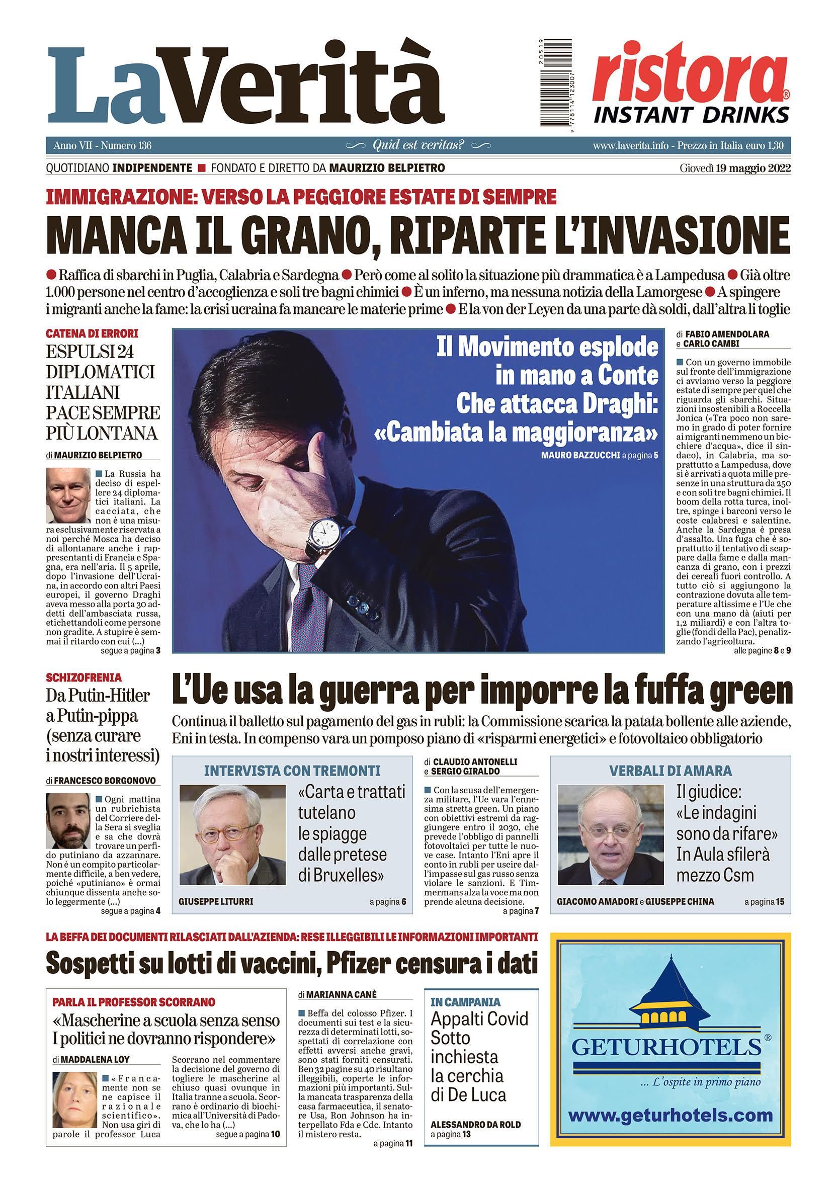 Oggi in edicola