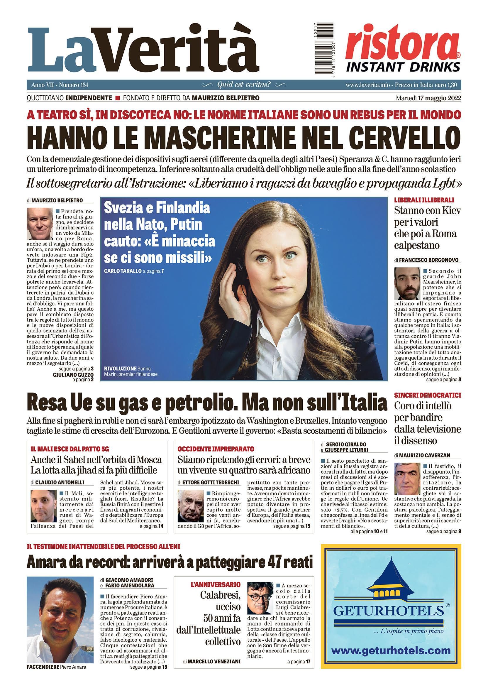 Oggi in edicola
