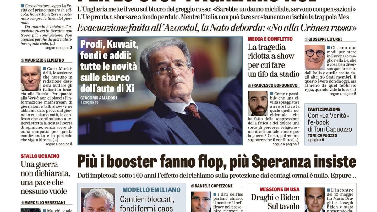 Oggi in edicola