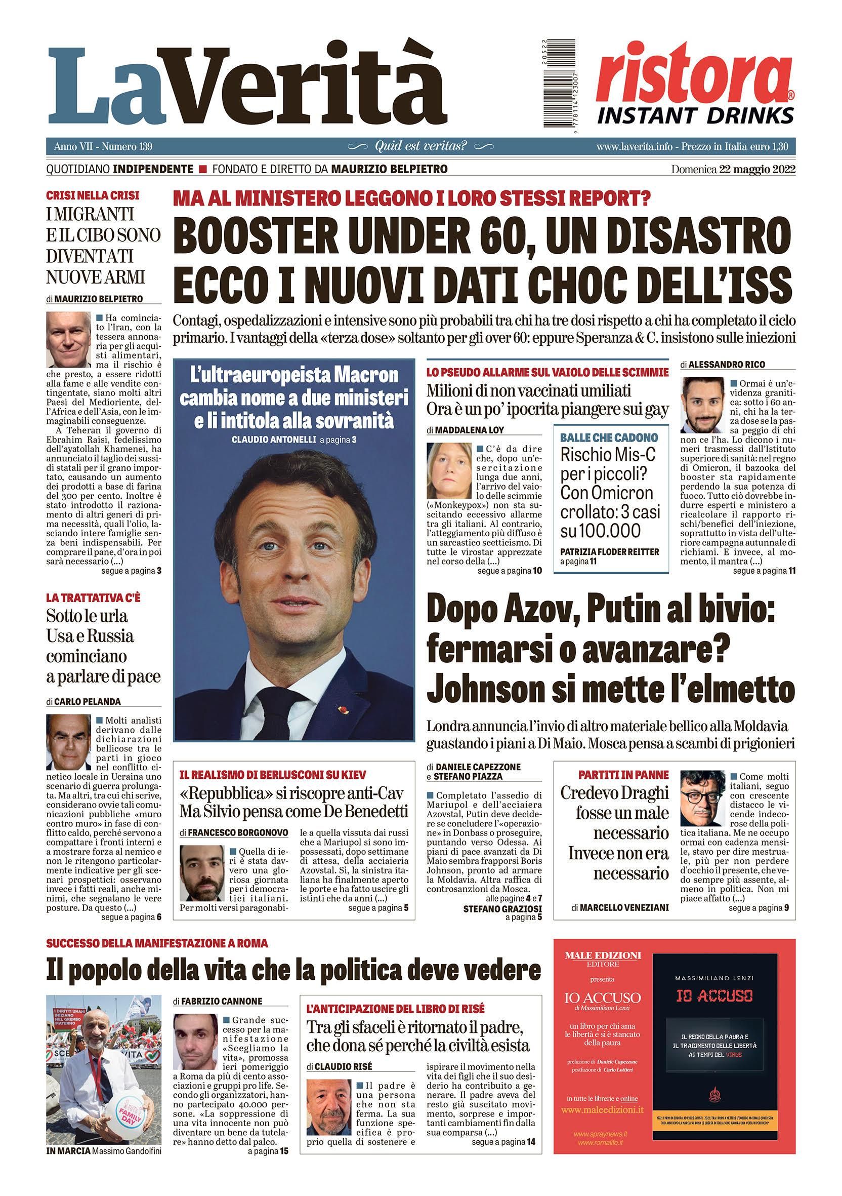 Oggi in edicola