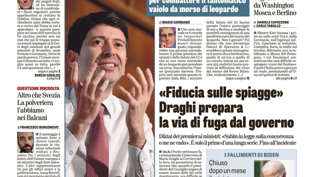 Oggi in edicola