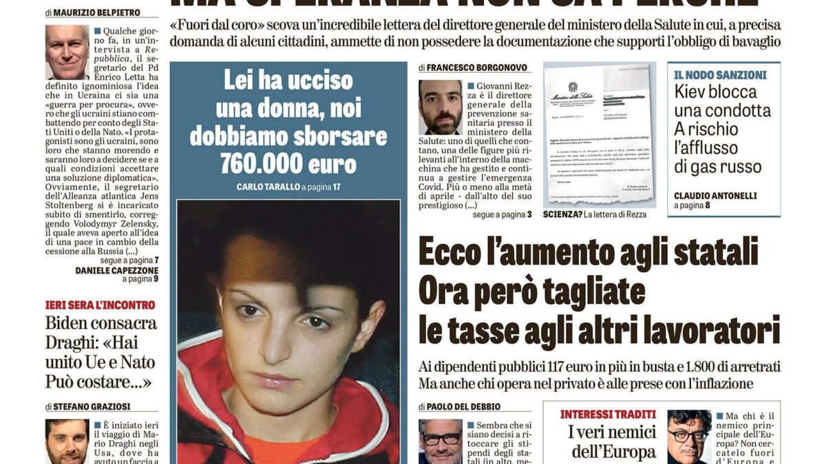 Oggi in edicola