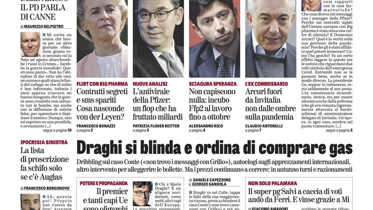 Oggi in edicola