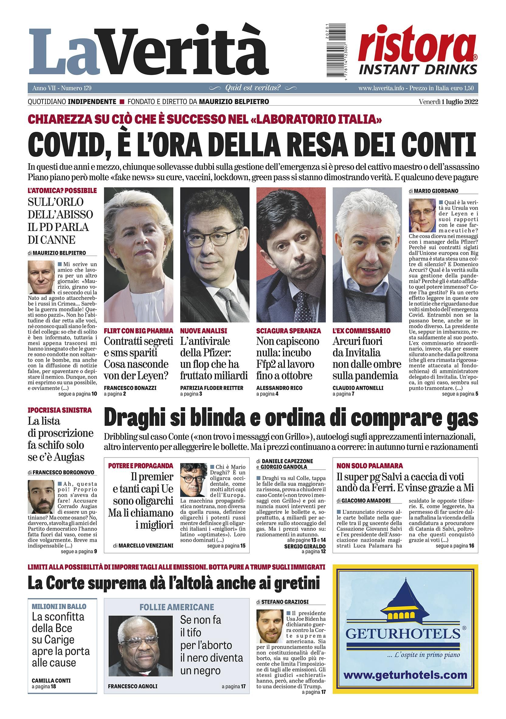 Oggi in edicola