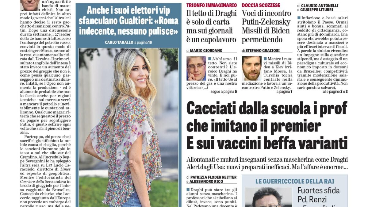Oggi in edicola