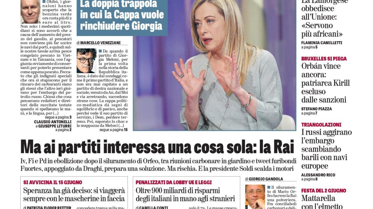 Oggi in edicola