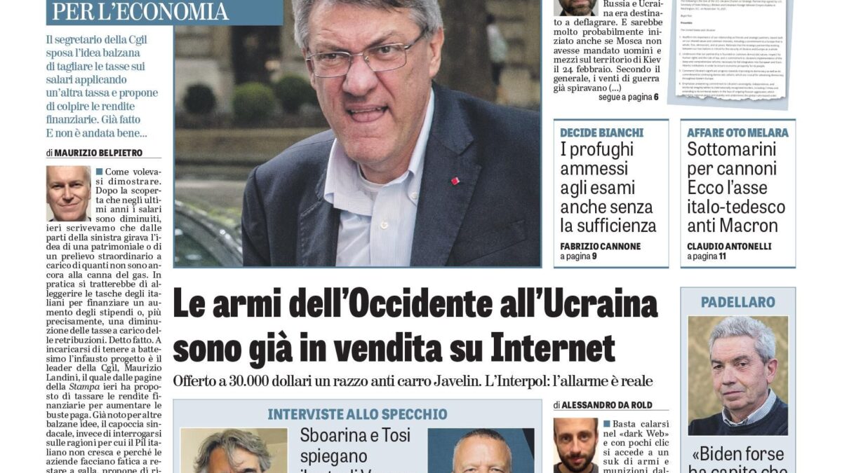 Oggi in edicola