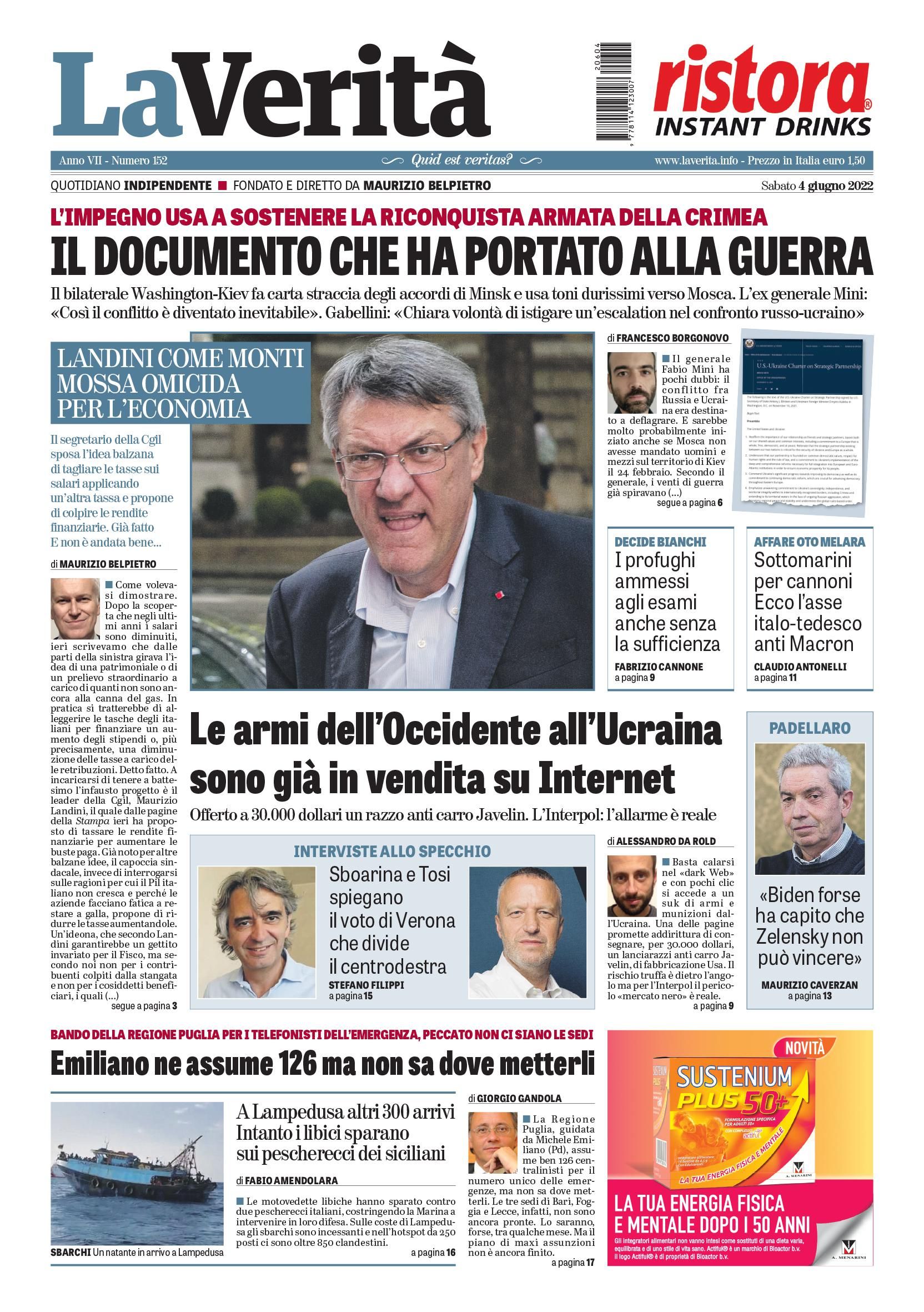 Oggi in edicola
