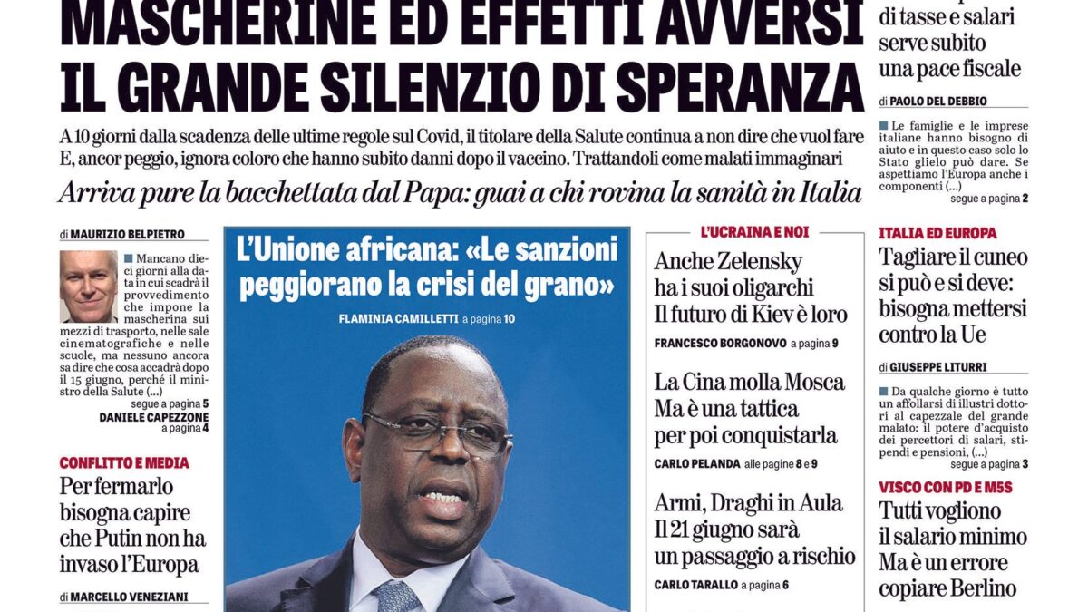 Oggi in edicola
